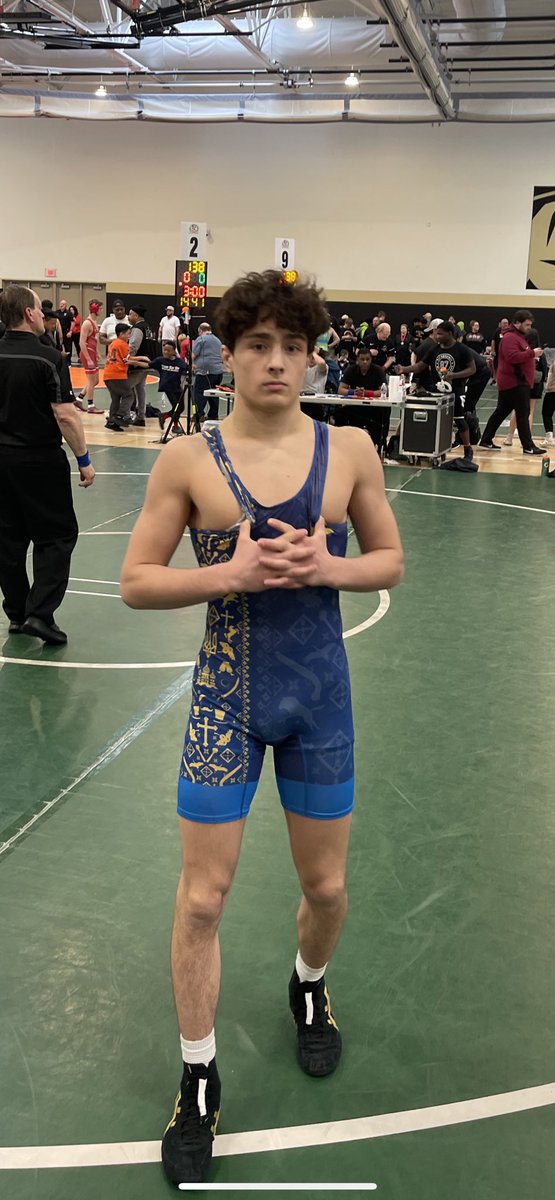 Congrats to two-time IHSA State place winner Maksim Mukamadaliyev from Hersey High School. Max qualified today for Fargo in Greco taking second place in the junior division. Max had a perfect 5.0 GPA junior year and carries a 4.67 overall. @herseyhs1⁩ ⁦@IzzyStyle⁩