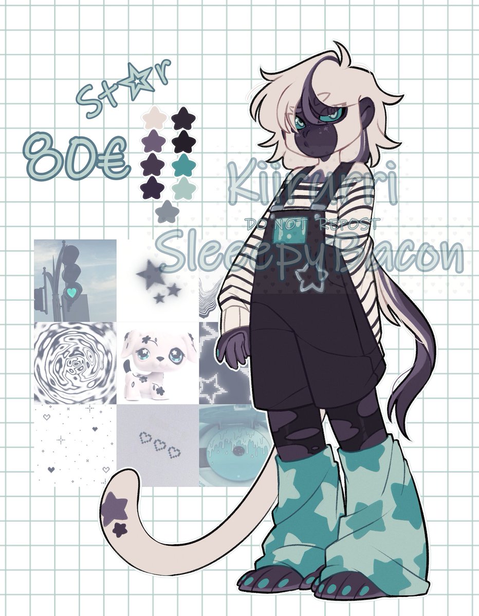 ‼️DM or comment down below if interested‼️

Star🌠 - 8⃣0⃣💶
p pal only!
Sketch done by @sleeepybacon!

#furryadopt #furryoc #adoptables