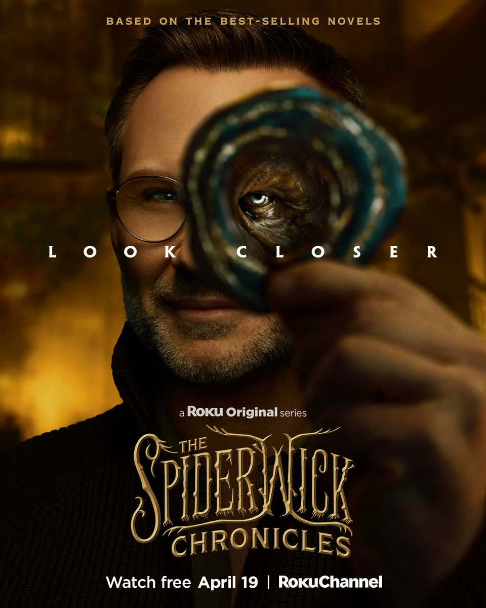 thiagochareti's tweet photo. MELDELS 

não creio que saiu a serie AS CRONICAS DE SPIDERWICK 

indo assisitir nesse segundo

Disney Plus desistiu da serie então foi lançado pelo Roku Channel

onde ver? to indo de luffy https://t.co/dBJQhtE2TC