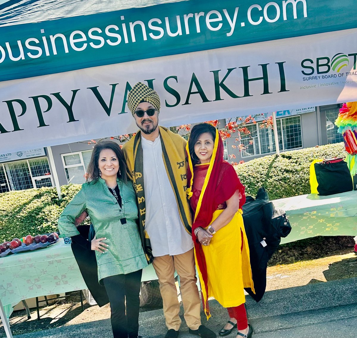 Happy Vaisakhi from the Surrey Board of Trade! Great to see community colleagues today. @SBofT