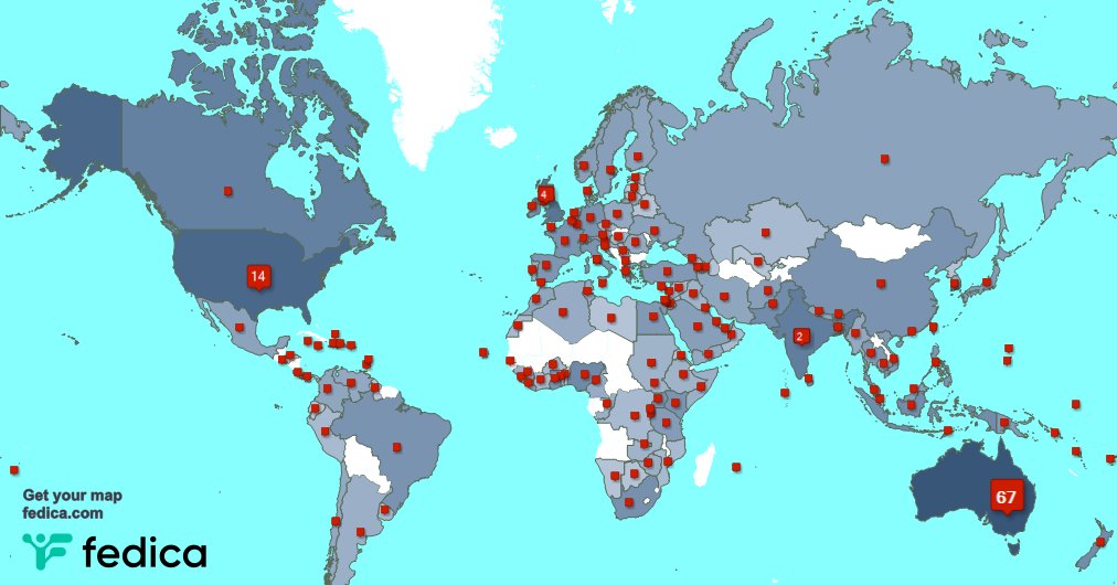 I have 36 new followers from USA 🇺🇸, Italy 🇮🇹, and more last week. See fedica.com/!randlight