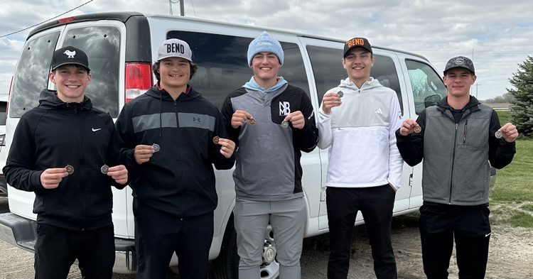 Congratulations to the NBC golf team for placing 2nd at the Pender Invite!
Individual placers: Wyatt 10th, Leim 8th, Jake 5th, Landon 3rd