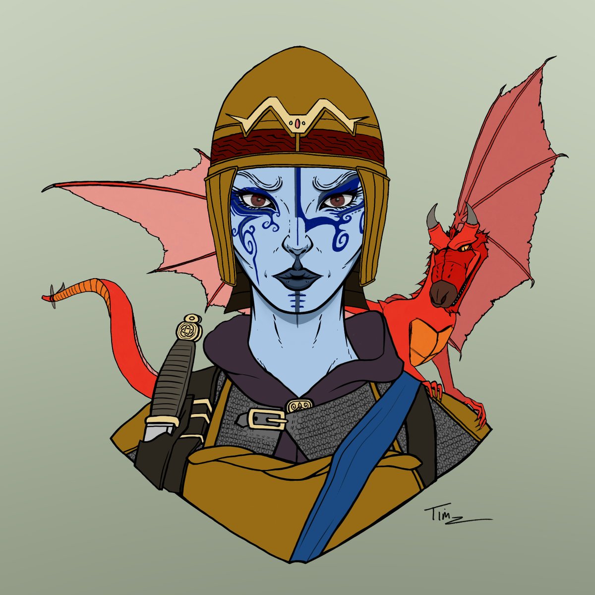 Tim_the_Sleeper's tweet photo. I also did this less paint-y version that's probably more in keeping with the @Pendulum_NFT art style.

#CHAOSDesign #Pendulum https://t.co/TUC6ivyV0h