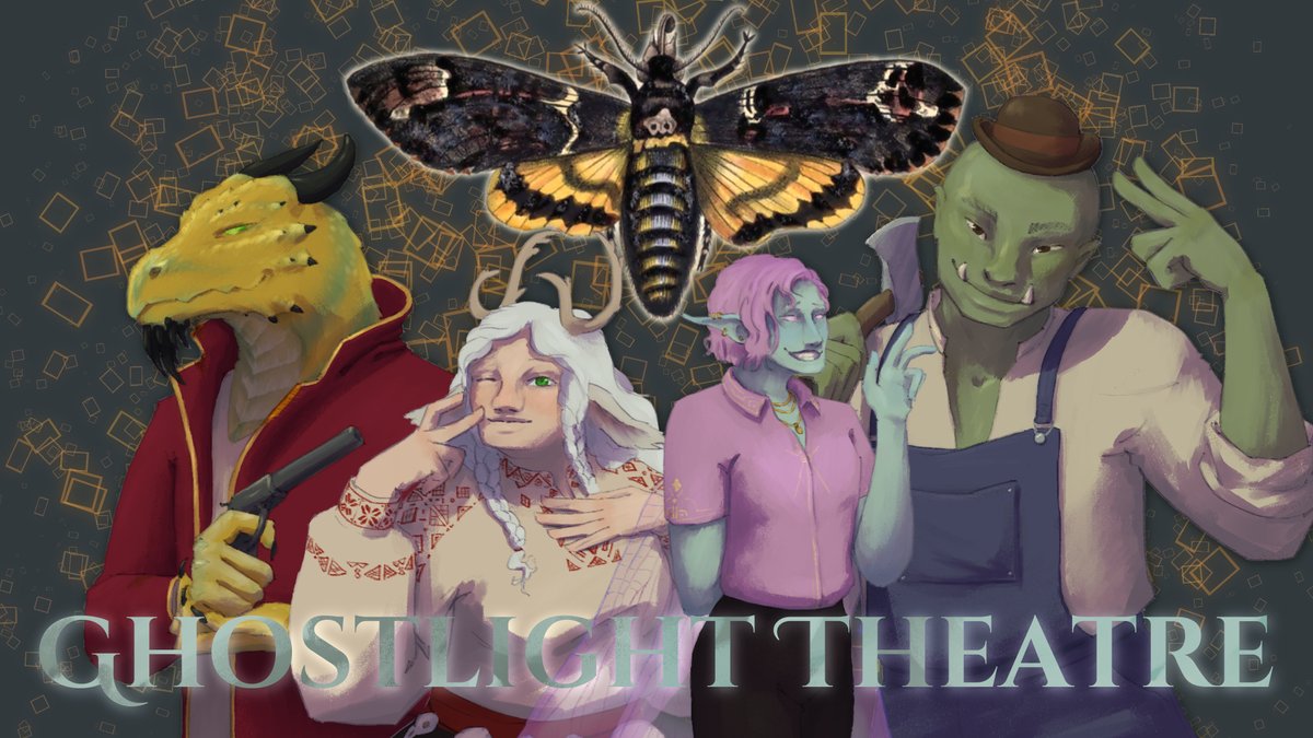 THE PREMIERE OF GHOSTLIGHT THEATRE IS HERE! I am excited for this #UntoldRealms campaign so please give us some support! 🐲⚔️