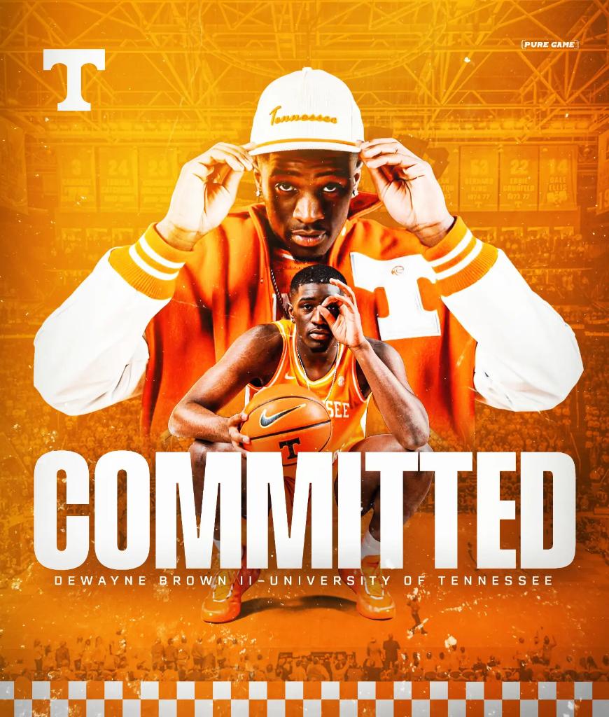 Rocky Top Tennessee! 🍊 Congratulations, DeWayne! #BUCSbball