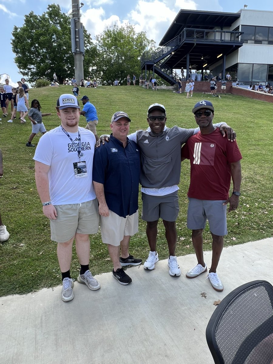 Had a amazing time at Georgia Southern thank you for having me @GSAthletics_FB @Rip_Rowan48 @CoachZLankford @FootballRome