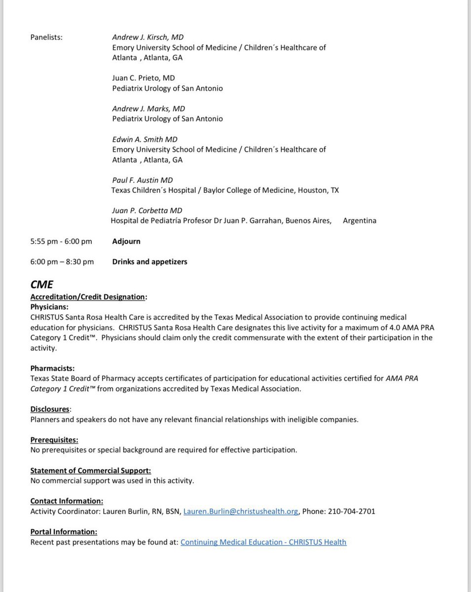 Solamente faltan 2 semanas para el 1o Curso Internacional de la SUPM / SIUP en San Antonio. Only 2 weeks left for the 1st International Meeting SUPM / SIUP in San Antonio. @childrenshospsa @siupurol @SocUroPedMx @smumexico @Residentes_SMU