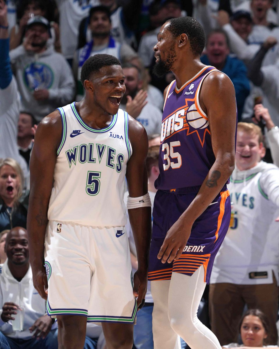 Ant and T'Wolves blowout Suns in Game 1 🔥

33 PTS
14-24 FG
9 REB
6 AST

This is going to be fun 🍿