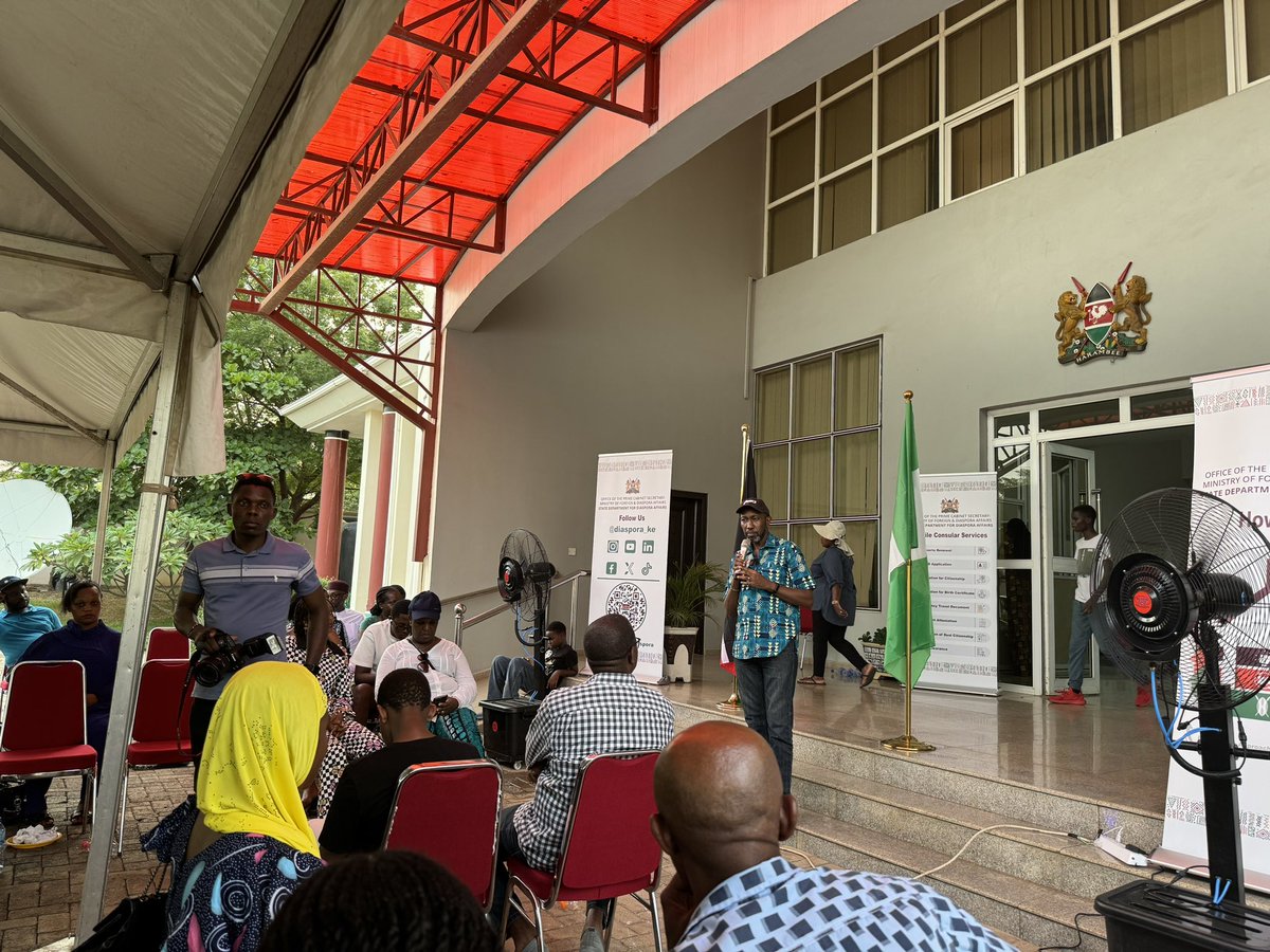 KenyaHC_Nigeria's tweet photo. 1/2. Kenyans in Nigeria &amp; countries of accreditation play a pivotal role as frontline ambassadors in promoting &amp; projecting Kenya’s image &amp; interests, contributing immensely to our country’s development. Their welfare, therefore, is our priority.
@ForeignOfficeKE @Diaspora_KE https://t.co/9O9kPU6FBW