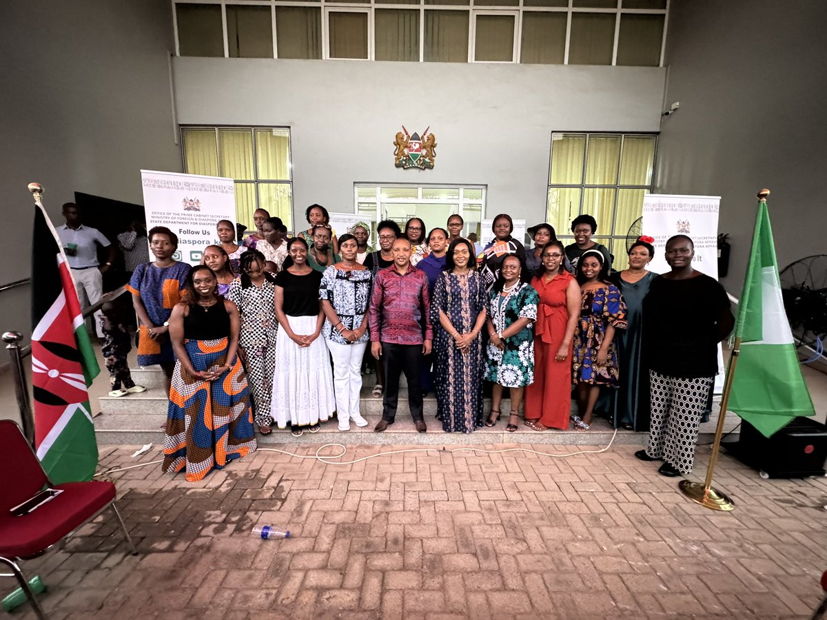 KenyaHC_Nigeria's tweet photo. 1/2. Kenyans in Nigeria &amp; countries of accreditation play a pivotal role as frontline ambassadors in promoting &amp; projecting Kenya’s image &amp; interests, contributing immensely to our country’s development. Their welfare, therefore, is our priority.
@ForeignOfficeKE @Diaspora_KE https://t.co/9O9kPU6FBW