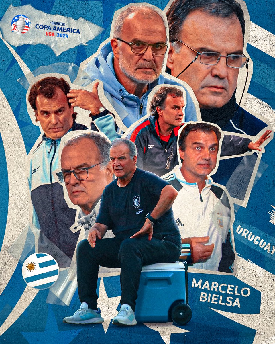 Marcelo Bielsa vuelve a la CONMEBOL Copa América™ tras 20 años de ausencia para llevar a la Celeste a la gloria 🤩 🇺🇾 #VibraElContinente