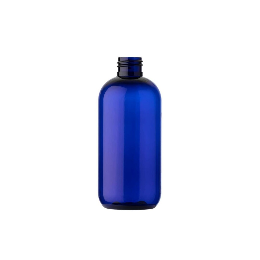 8oz Blue Boston Round Plastic Bottles - Set of 25 - BULK25 tuppu.net/f5be0ad2 #beautysupply #blackownedbusiness #trending #handmade #cosmetics #skincare #explorepage #bottles #etsyseller #CosmoPetBottles