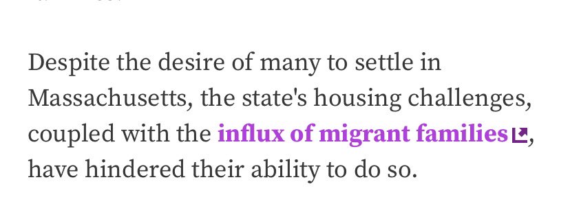 According to GBH homeless migrants who just got here and don’t own property are raising your rent. 🙃 #mapoli #bospoli