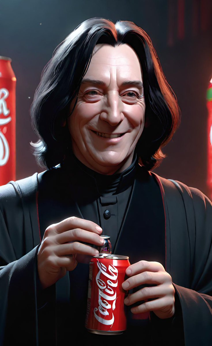 I genuinely wish we had seen Snape 'Genuinely' smile in the movies other than in the flashbacks.