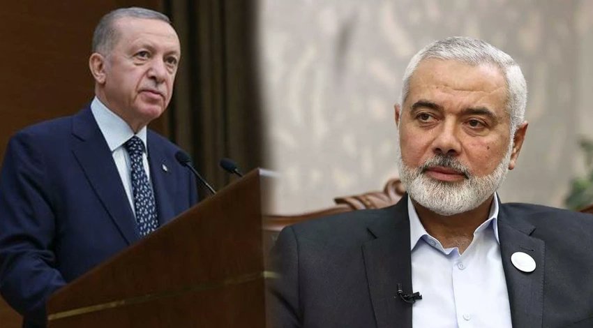 🗣️Hamas Siyasi Büro Başkanı İsmail Haniye ▪️'Erdoğan’ın duruşlarına çok alıştık. BM’deki konuşmalarını, Filistin haritasını kaldırmasını, Filistin halkını her mecrada savunup gurur duyduğunu, Türk halkının ve devletinin bize nasıl baktığını çok iyi biliyoruz.'