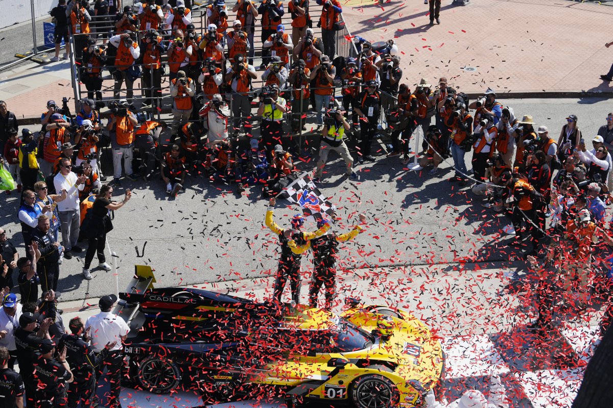 Winners' view! @GPLongBeach | @IMSA