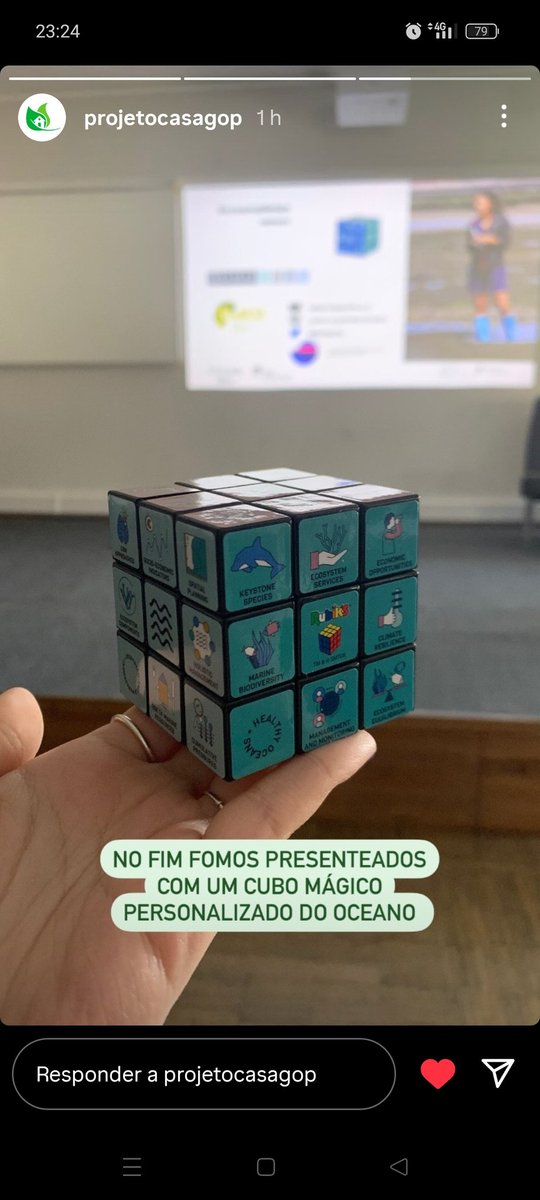 The #ges4seas ocean cube arrived at portuguese high schools carrying #oceanoptimism messages