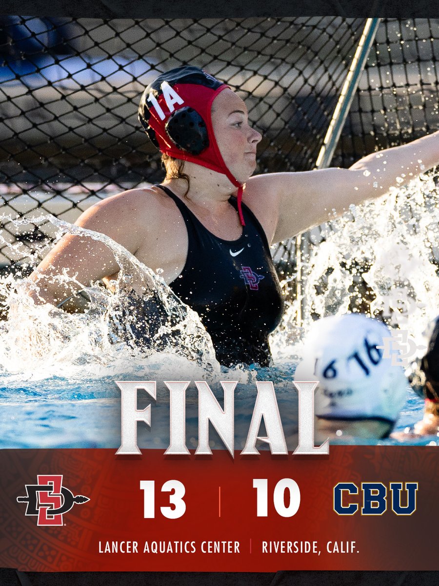 Ava stopped 10 shots and we head into the GCC on a three-game conference win streak. #GoAztecs