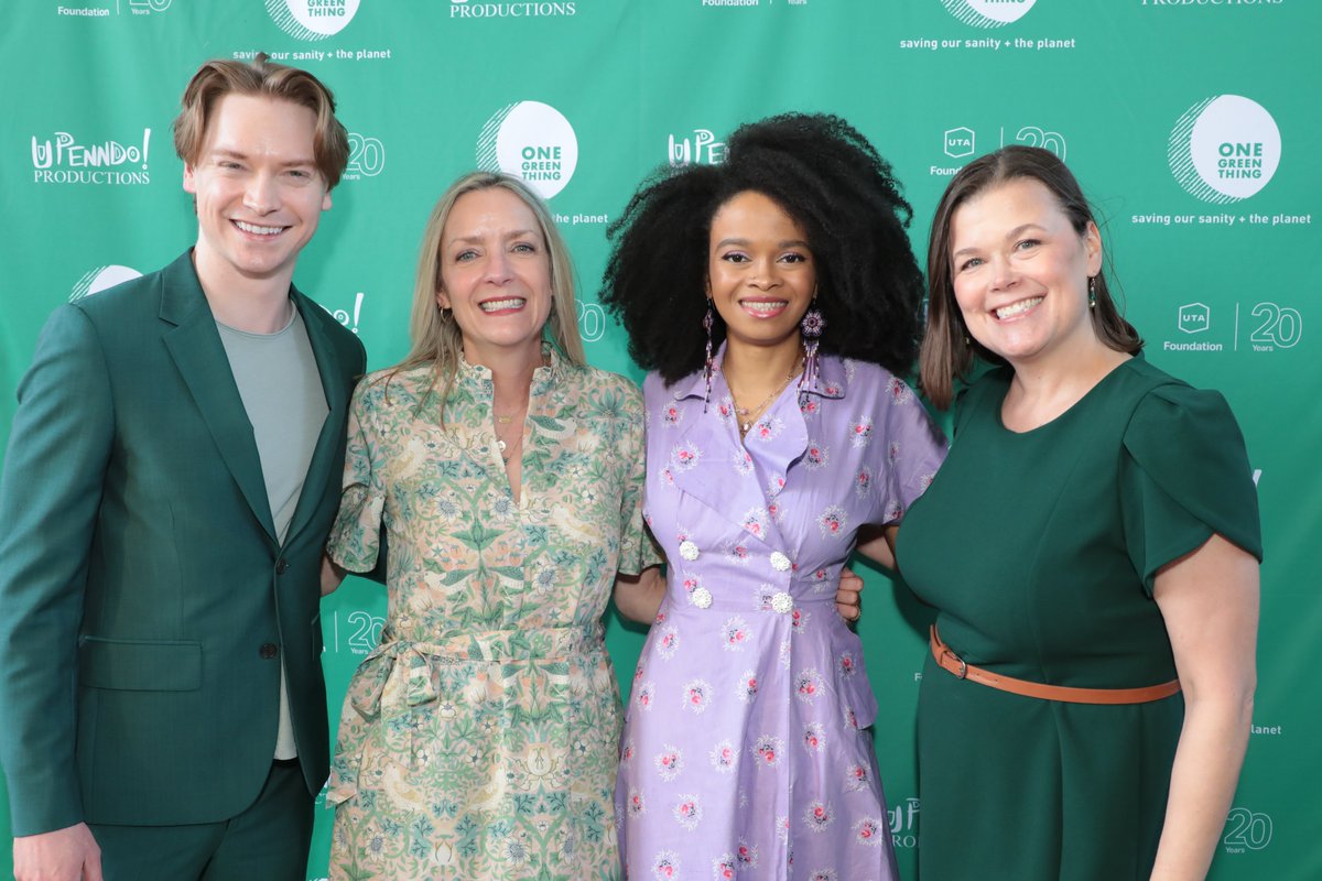 Thank you @unitedtalent and @UTAFoundation for hosting an incredible event with @onegreenthing @CalumWorthy @mayasideas & Andrea Ambriz of @ExpositionPark to discuss #ecoanxiety #climateaction & my new book 60 days to a Greener life! @HarperCollins