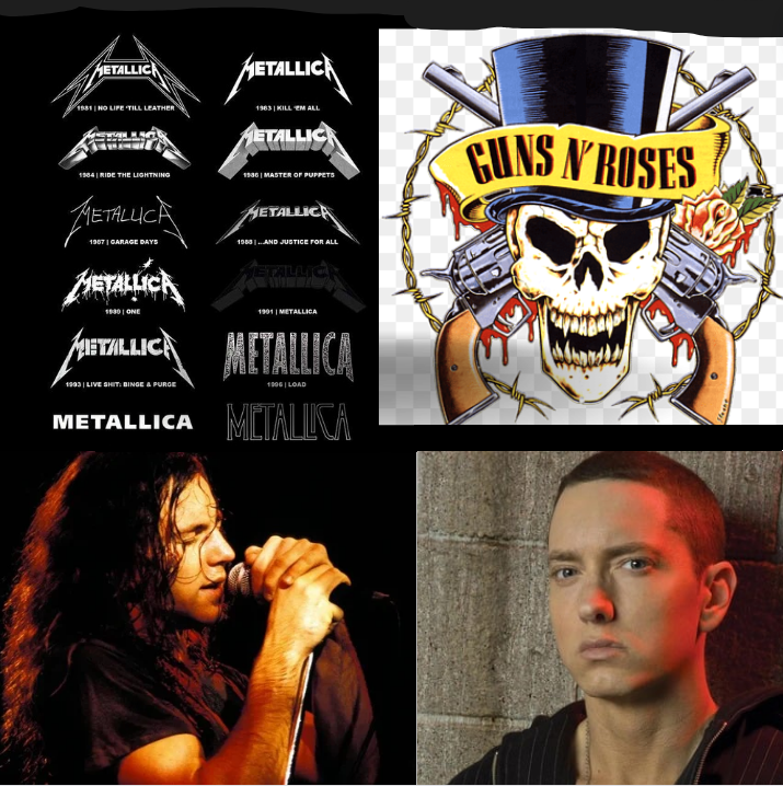 #metallica #GunsNRoses #pearljam #Eminem #Eminem𓃵 https://t.co/Y9m1bGq8db