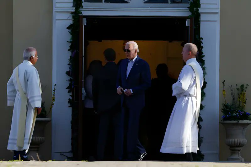 ChrisDJackson's tweet image. ⛪ President Joe Biden just left Mass at St. Joseph on the Brandywine Roman Catholic Church. According to press reports, President Biden has attended church more while in office than any president in at least 70 years.

Christian Conservatives, however, still overwhelmingly