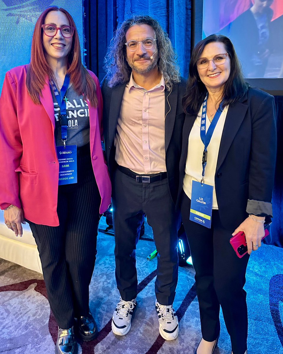 Alessacanada's tweet image. It was such a pleasure to meet you in person at the #CSFN24 conference.
As a Venezuelan immigrant, I can see the Canadian path toward a totalitarian government.