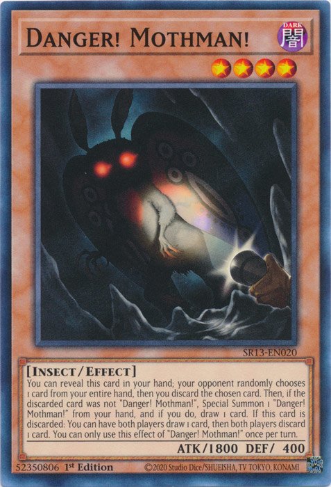 Got back into YuGiOh and instantly started collecting the Danger Cryptid cards