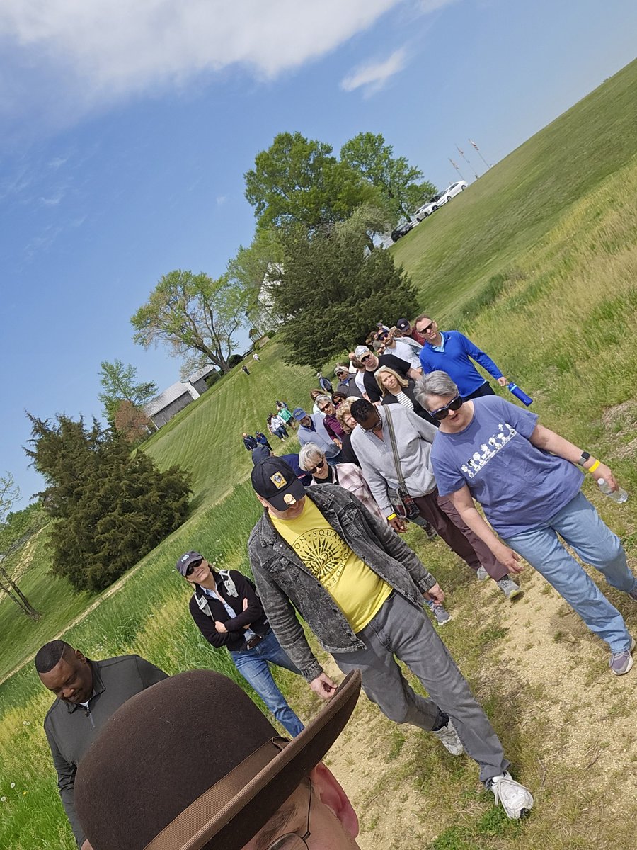 What a day! 68 total visitors and 45 of them went on the walking tour! We had some great discussions and learned a lot of history! Thank you to everyone for attending!