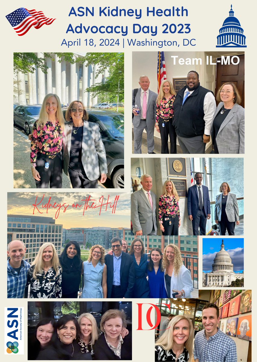 🙏🏽Thankful #Missouri➕#Illinois Senate / House leaders➕staff for @ASNAdvocacy meetings on ⬆️ support to modernize the US organ #transplant system🙌🏾#KidneysOnTheHill Honored to represent @ASNKidney as #KidneyAdvocates | @MichelleJTx | @mannonmom | @DanTheKidneyMan | KidneyBea_n🤝🏽