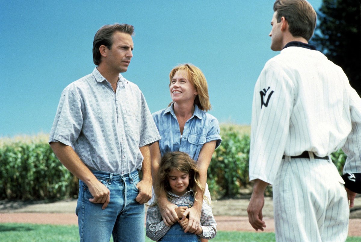 Apr 21, 1989: 35 years ago, the film Field of Dreams was released in theaters. #80s