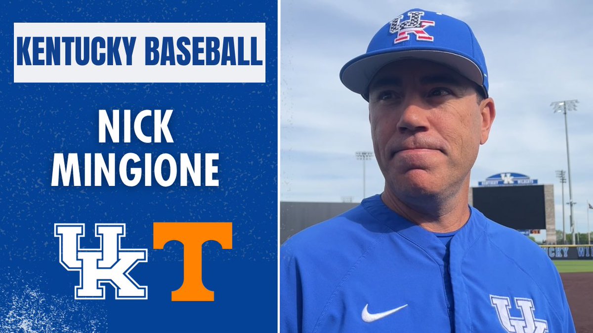 Nick Mingione discussed No. 3 Kentucky’s 9-4 loss to No. 4 Tennessee postgame. WATCH: youtu.be/KkN2KYRVkzI?si…