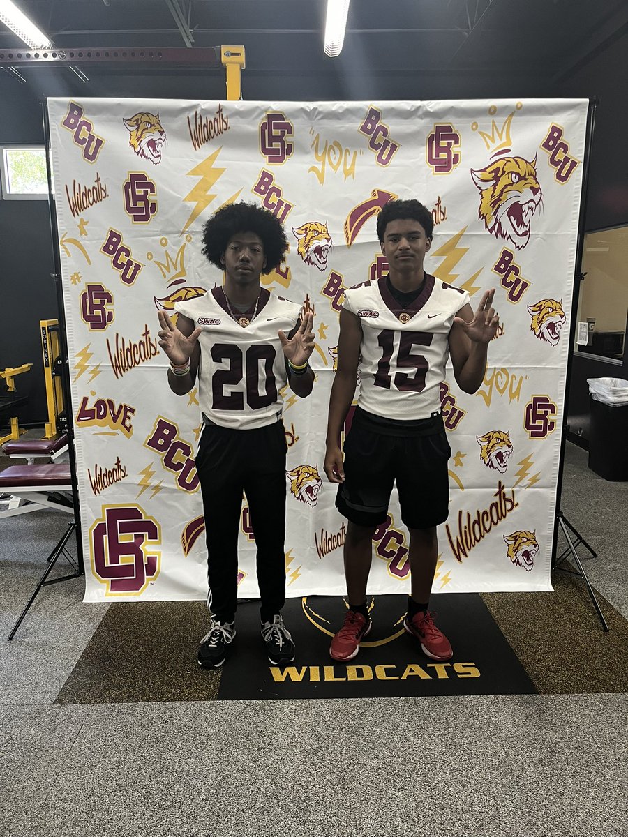 ZephEdward's tweet image. Had a great time at @BCUGridiron Junior day. Can’t wait to return! ❤️💛@mcgriff_tyrone @LeonLionsFB @COACHJDESSEIN @CoachWoodie