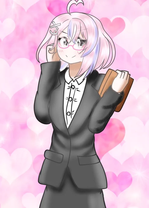 おらよーん!スーツアンドメガネぱねさん一通り衣装を描いたので更新しやした 