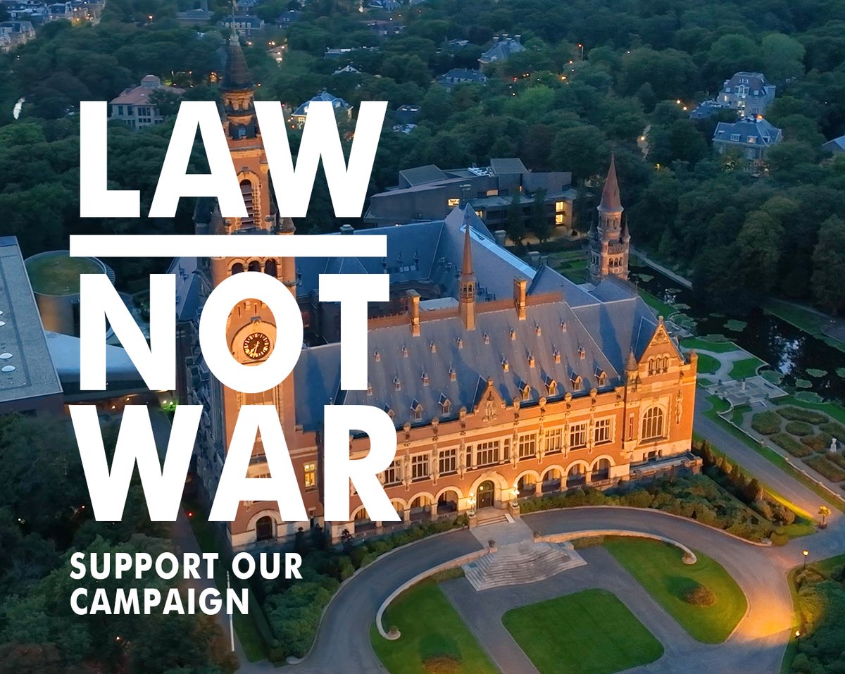 👀Meet @peace_schools, @ScienceforPeace, and @StimsonCenter, supporters of our #LAWnotWar campaign!⚖️ 

➡️Our vision of a world governed by #LAW not #War depends on the support of a diverse coalition of #peace groups.

 👉Learn more and join our movement: gofundme.com/f/LAWnotWar
