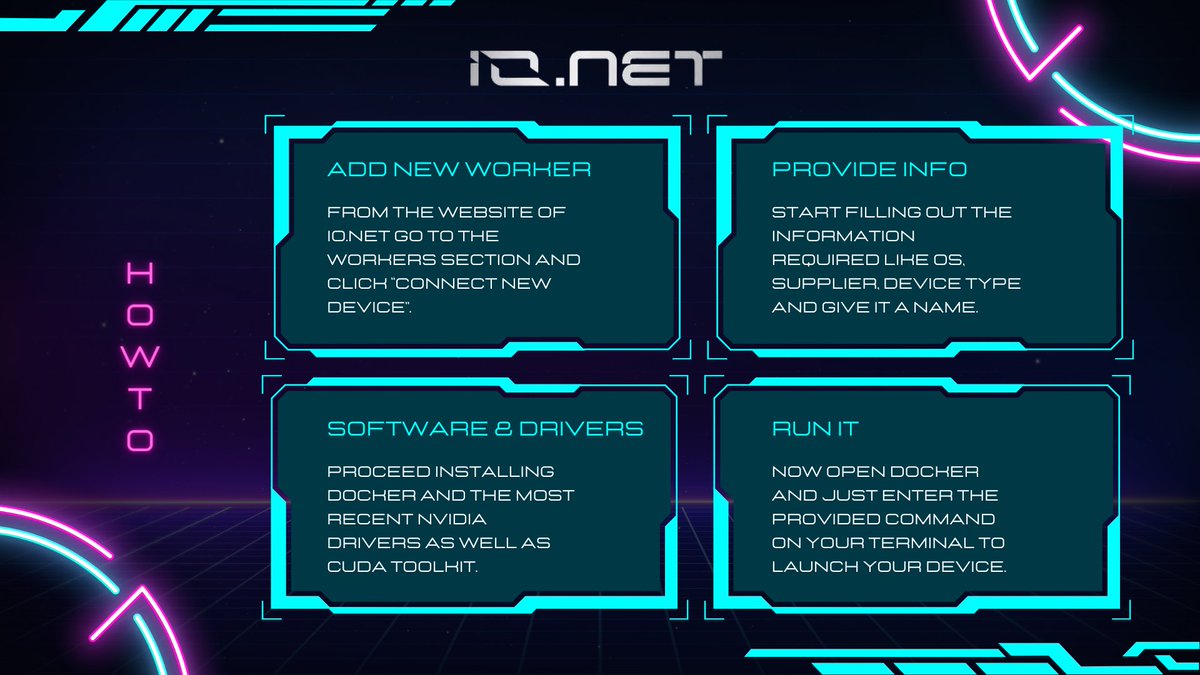 netrunner15_'s tweet photo. 🔎 https://t.co/TeHoQD5PQ5 slides [4/7] 🔎

One of the core feature of @ionet is add your GPU as a worker to the network 🔥

You can do it by following these 4 simple steps 🚀

@mcdooganIOnet #ionet #IOitaly https://t.co/9yCtTGUn7D