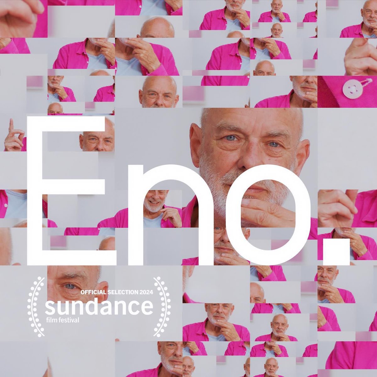 It’s unsurprising, inevitable really given medium, that documentary/generative art piece #Eno is more exploration of the artist’s ideas than chronological career-charting document (the version we saw anyway). What’s charming is how funny & mischievous Brian is in it. #BrianEno