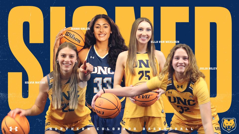 UNC_BearsWBB's tweet photo. Bears Add Height and Athleticism with Four Transfers

Read More ⤵️

https://t.co/GefWtIzQqV

#GetUpGreeley https://t.co/vDc3afaMGD
