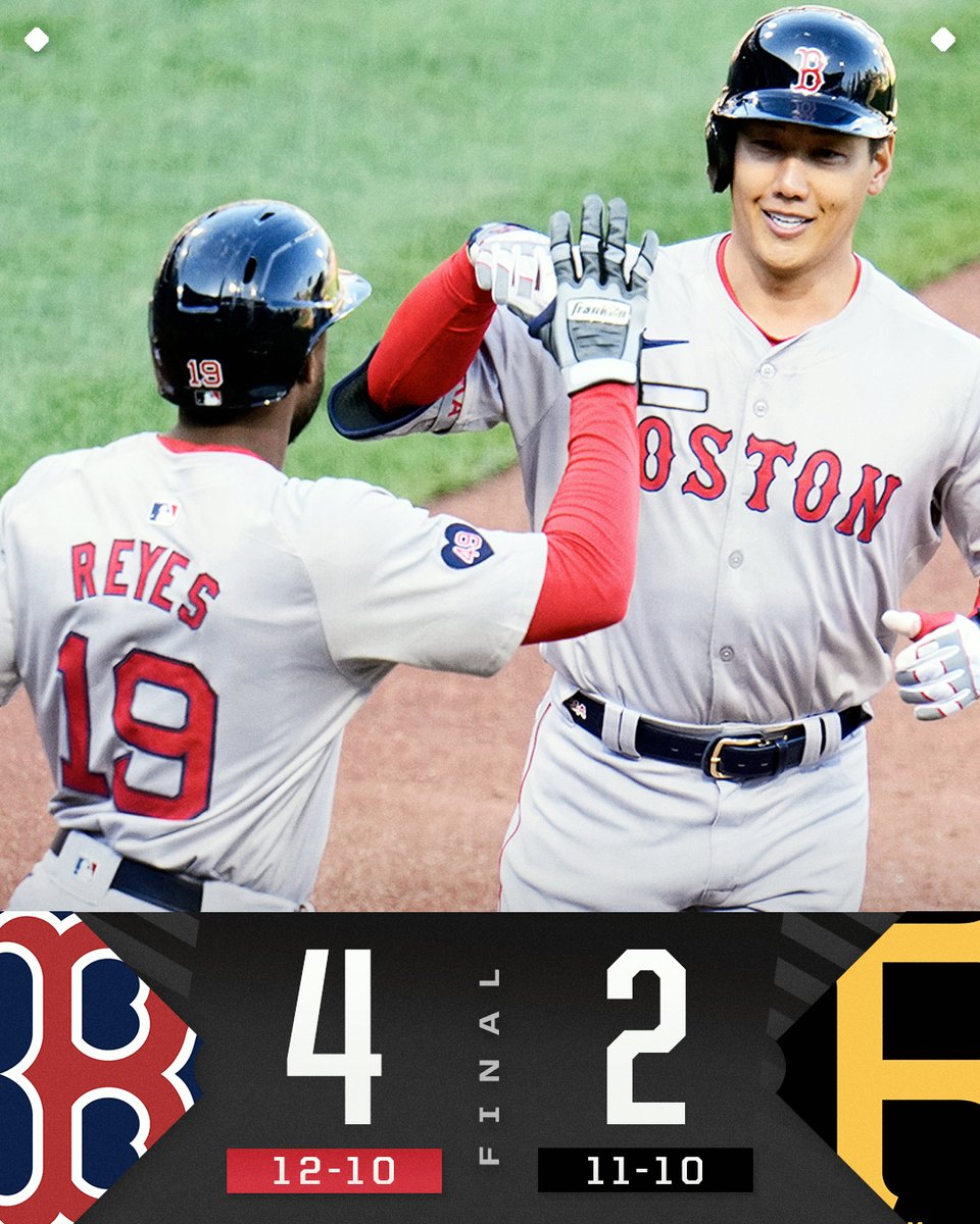 A 3-hit game for Masataka Yoshida powers the @RedSox to a victory!