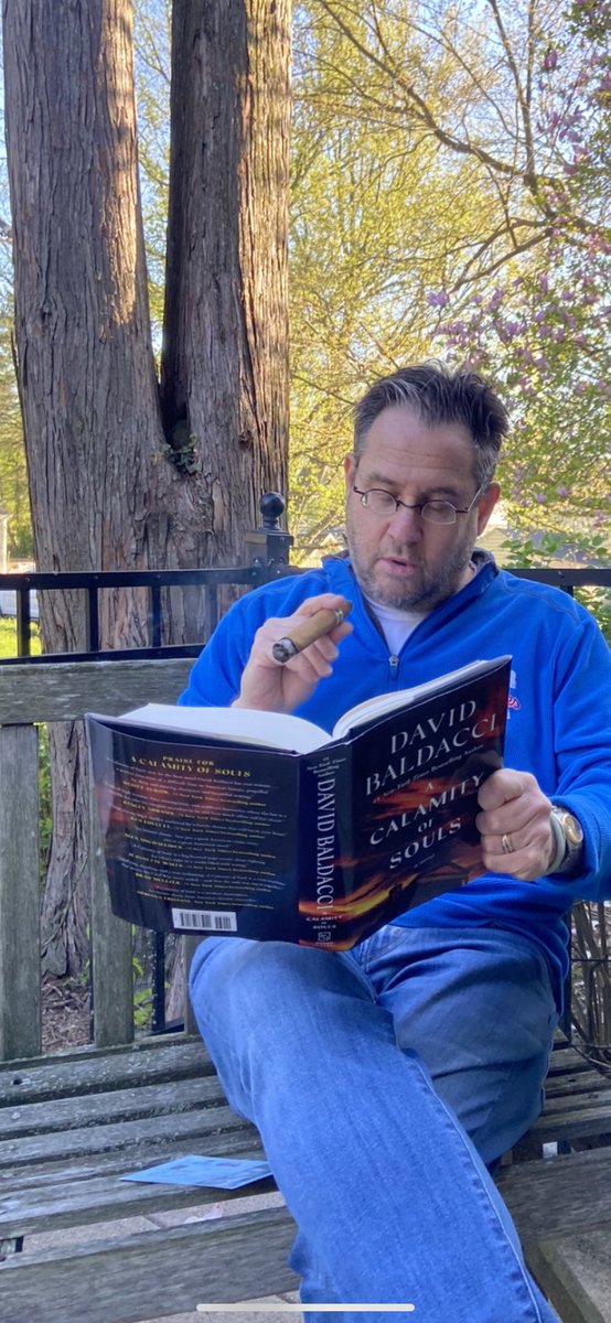 If there’s a better way to spend a gorgeous Saturday late afternoon I don’t know what it is. ⁦<a href="/davidbaldacci/">David Baldacci</a>⁩
