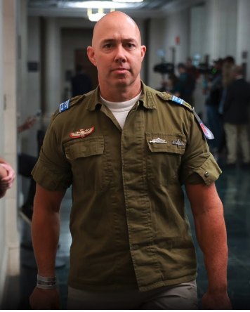 Republican rep Brian Mast literally wore an IDF uniform in Congress last year