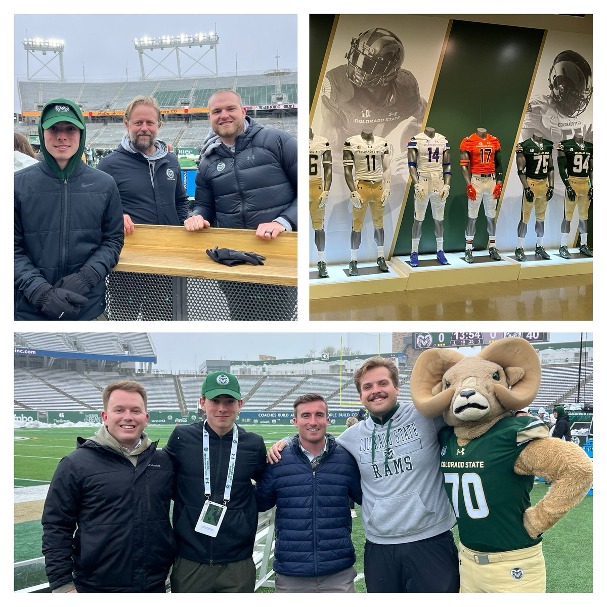 Had an awesome 2 day visit in Fort Collins with @CSUFootball Thanks to @CO_CoachPerry @Coach_TGilliam & the recruiting staff for having me and showing me around the facility. Excited to be back this summer. #CSURams @DawsonEagleFB @RecruitTheNest @HKA_Tanalski @hershbrothersk1