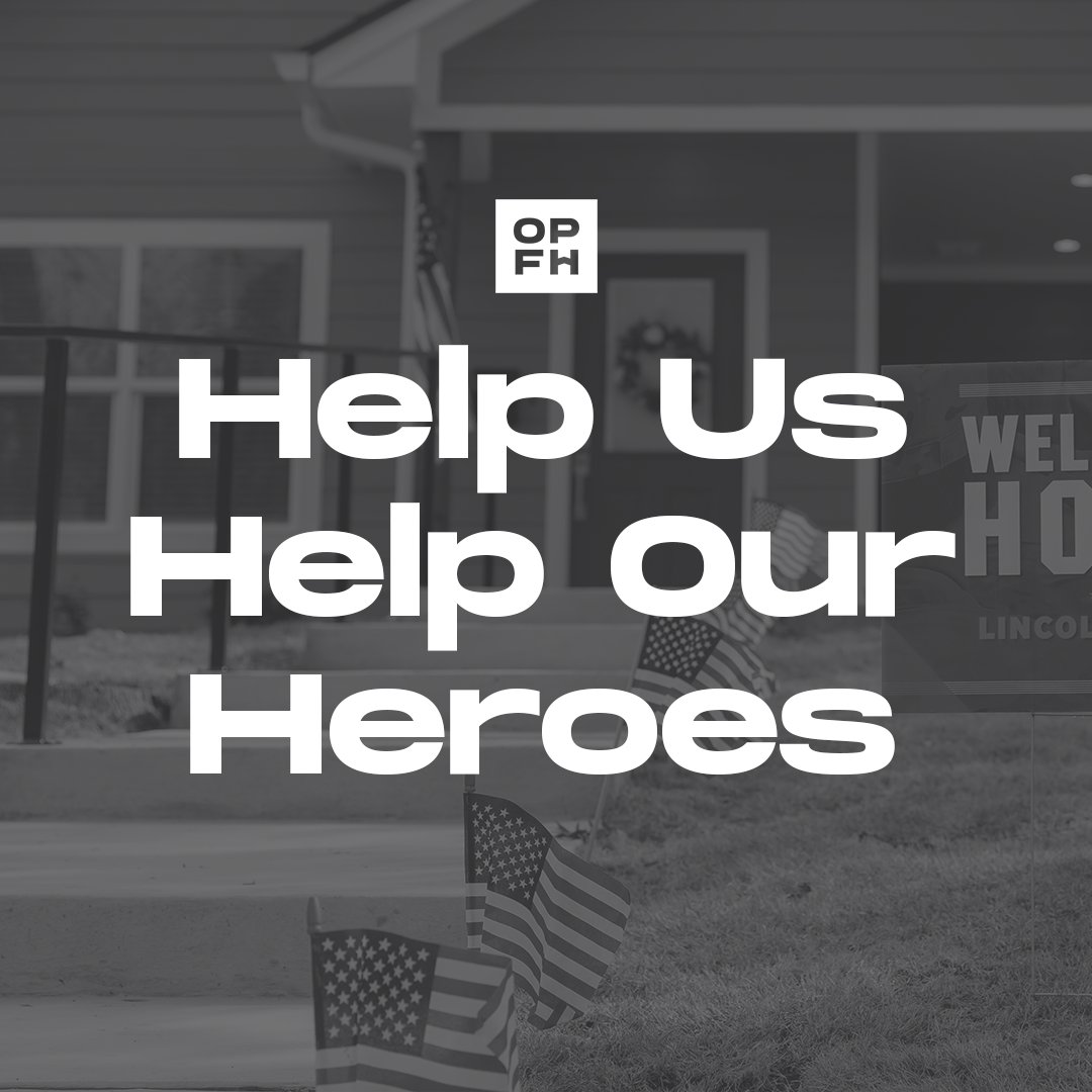 Do you know a wounded, injured or ill veteran or first responder who would benefit from home modifications or a mortgage-free homes? Learn more about our program here: bit.ly/3JgpFQp