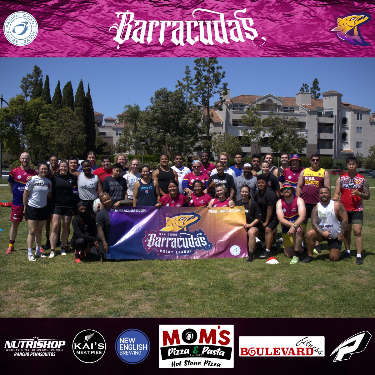 SD_Barracudas's tweet photo. Session 1 ✅

A fantastic first preseason in the books with nearly 40 players in attendance, including over a dozen new Cudas

The hard work for season 2024 has begun! 😤💪

#CudasMakingWaves #rugby #rugbyleague #jointhebattery #CudasvsEveryone https://t.co/F64kNE1p2M