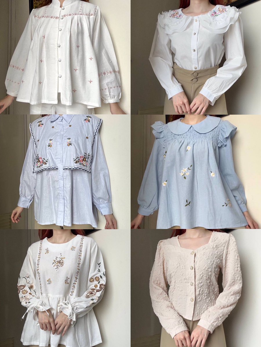 rekomendasi blouse korean look🍃 A thread