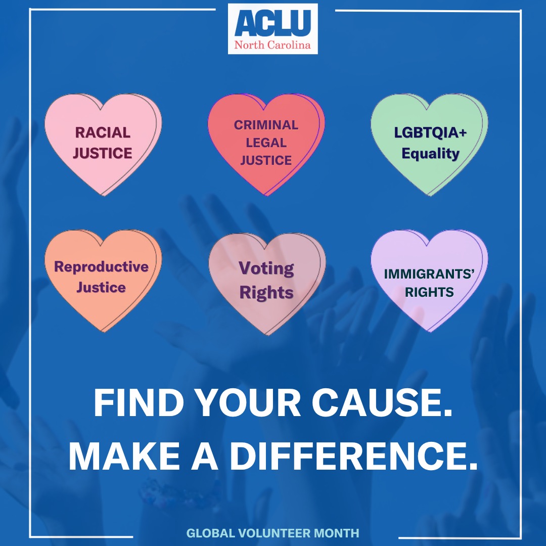 Embrace the spirit of Global Volunteer Month by finding your passion and taking action! Whether it's abortion access, racial justice, or immigrants' rights, there's a cause waiting for your unique touch. Sign up to be an official ACLU volunteer. ❤️ secure.everyaction.com/G6qn2SmcgUqOjK…