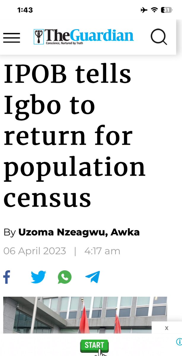 #Biafrans remember last year 2023 , Nigeria government called off the 2023 census because IPOB ask Biafrans to return back to Biafraland so as to be counted in their home towns during the Nigerian census . Now the Nigerian government has decided to carry out the census come