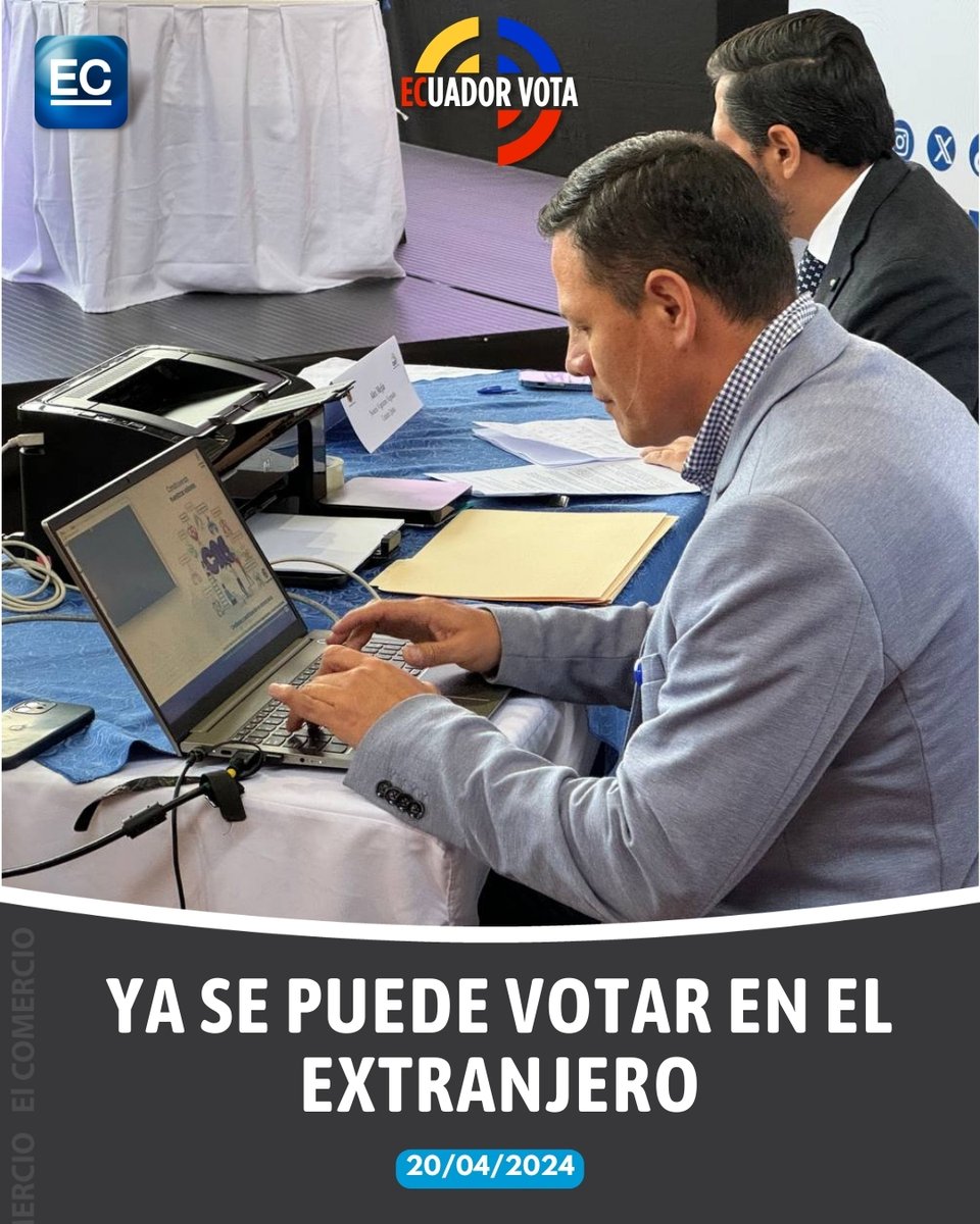 elcomerciocom's tweet photo. ¡A la urnas! hay 429 165 electores inscritos para sufragar en el exterior en la consulta popular #Consulta popular #Ecuador #TeamMichimercio https://t.co/k1UF1RjP3l https://t.co/r9IlIgcay9