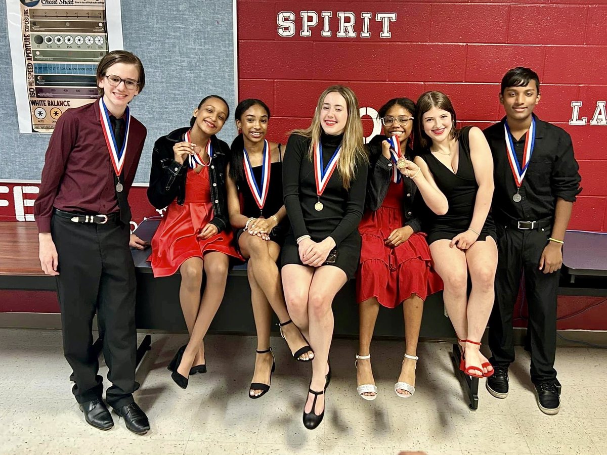 Bobcat #Theatre competed in the Pearland JH One Act Play Contest. Awards to Joshua C., All-Star Cast; Ava H. & Leila G., Honorable Mention All-Star Cast; Madison B., Best Performer Award; Alivia E. & Jayce B., Best Crew; Micah K., All-Star Cast. The group earned Superior Rating!