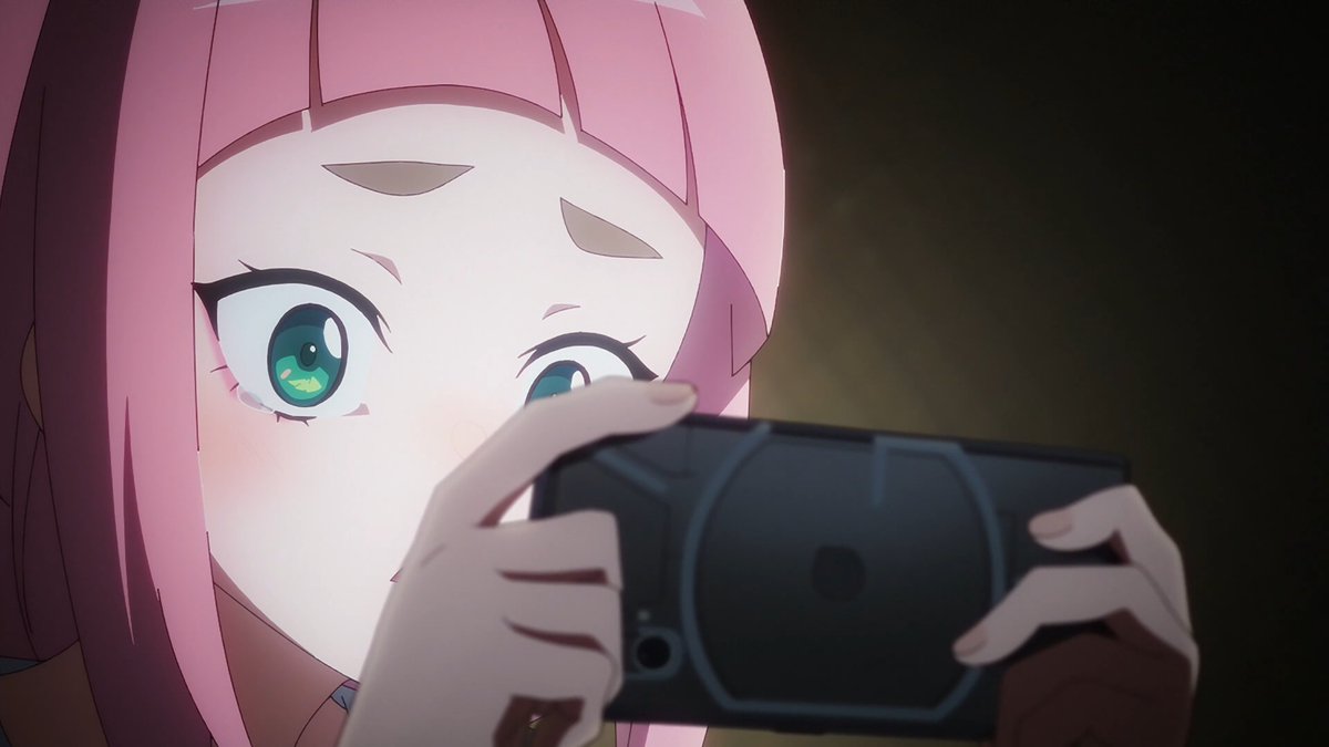 They put your phone in an anime @getpeid @nothing #ヨルクラ #yorukura_anime