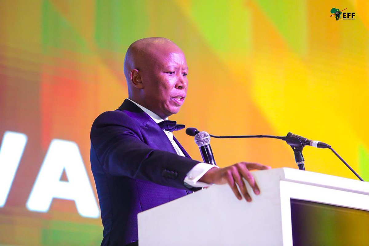 ♦️In Pictures♦️ CIC @Julius_S_Malema addressing the Collen Mashawana Foundation 12th Anniversary Gala Dinner at the Sandton Convention Centre - True help is not seen because you help only the people you know, it is seen when you help even those who do not know you, and that is